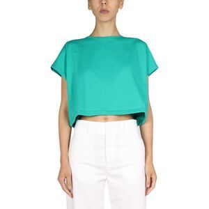 DEPARTMENT FIVE Women's Cropped T-Shirt Women AZURE T-Shirts & Tops